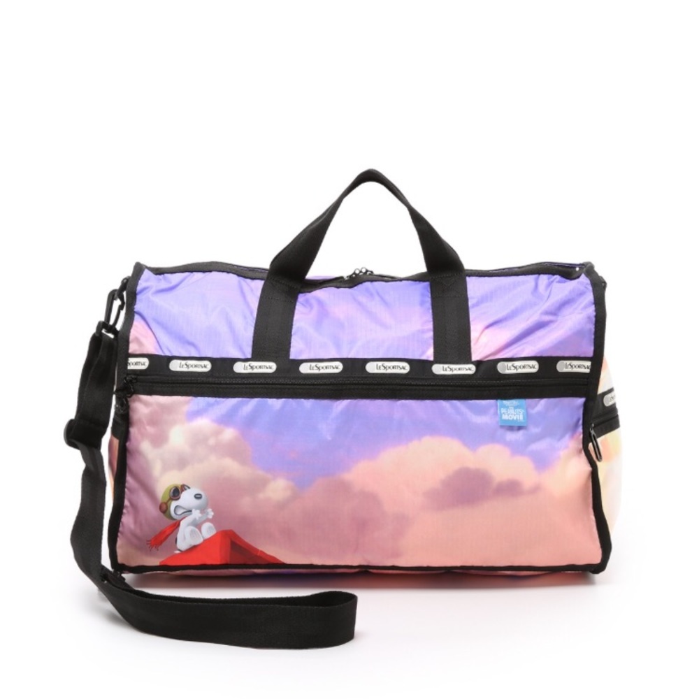 Lesportsac Snoopy Over Paris large weekender bag